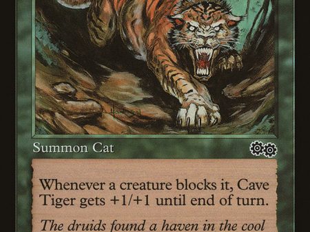 Cave Tiger [Urza s Saga] For Discount