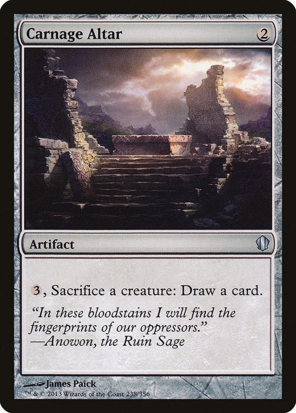 Carnage Altar [Commander 2013] Hot on Sale