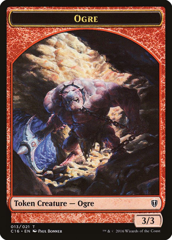 Beast    Ogre Double-Sided Token [Commander 2016 Tokens] Online Hot Sale