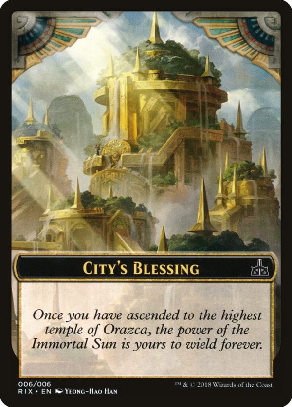 City s Blessing [Rivals of Ixalan Tokens] Online Sale