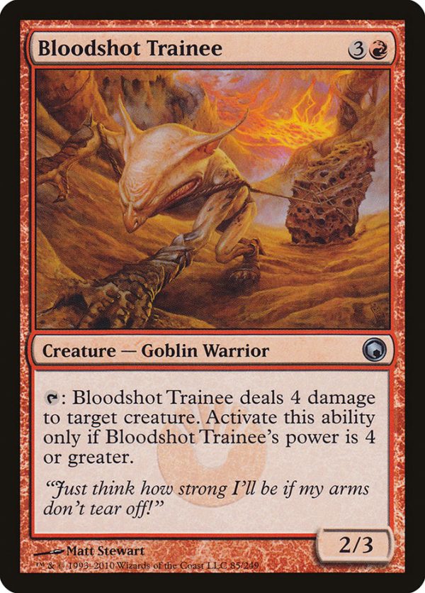 Bloodshot Trainee [Scars of Mirrodin] Hot on Sale