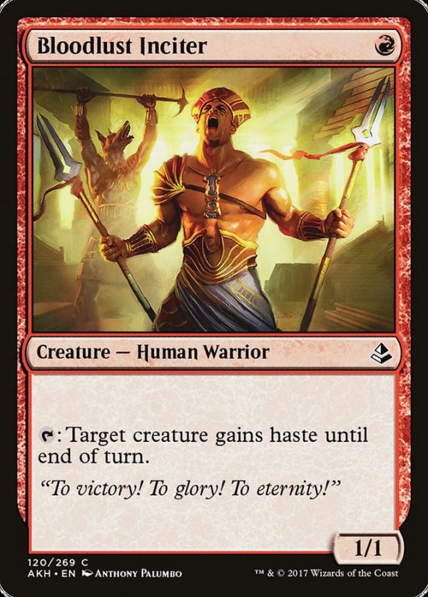 Bloodlust Inciter [Amonkhet] Hot on Sale