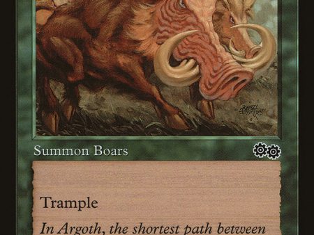 Argothian Swine [Urza s Saga] Online Hot Sale