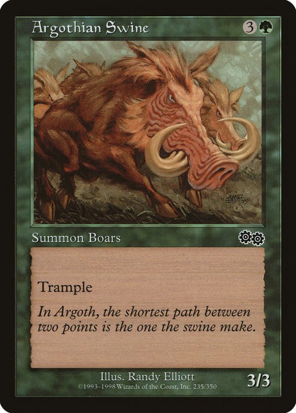 Argothian Swine [Urza s Saga] Online Hot Sale