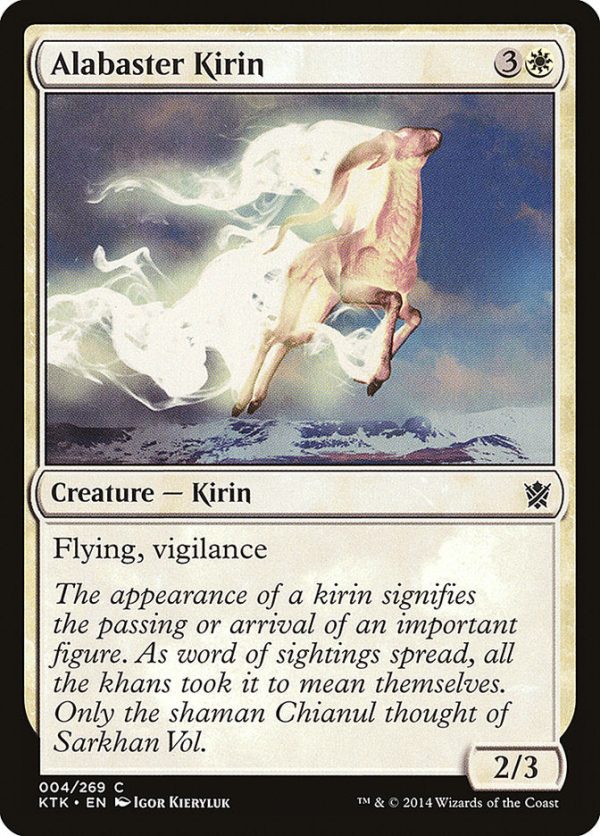 Alabaster Kirin [Khans of Tarkir] Online Sale