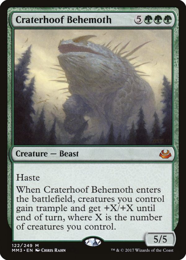 Craterhoof Behemoth [Modern Masters 2017] For Discount