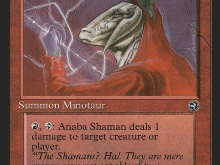 Anaba Shaman (Irini Sengir Flavor Text) [Homelands] Online Hot Sale