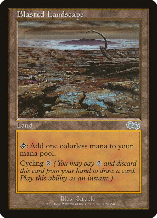 Blasted Landscape [Urza s Saga] Sale