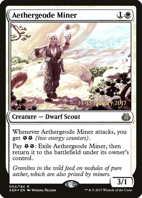 Aethergeode Miner [Aether Revolt Prerelease Promos] Fashion