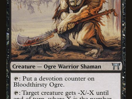 Bloodthirsty Ogre [Champions of Kamigawa] For Discount