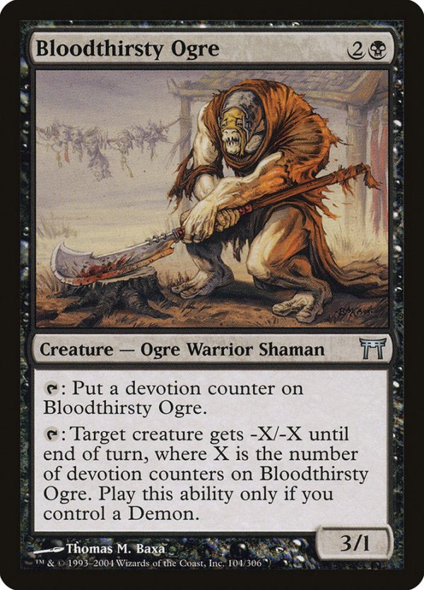 Bloodthirsty Ogre [Champions of Kamigawa] For Discount