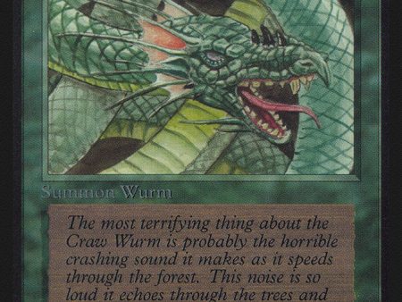 Craw Wurm [Alpha Edition] Cheap