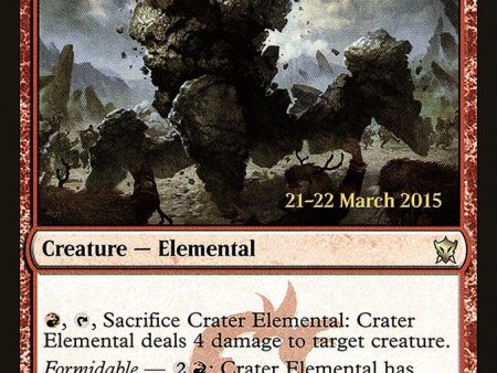 Crater Elemental [Dragons of Tarkir Prerelease Promos] Online Hot Sale