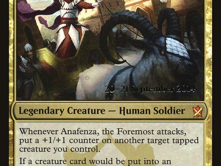 Anafenza, the Foremost [Khans of Tarkir Prerelease Promos] For Discount