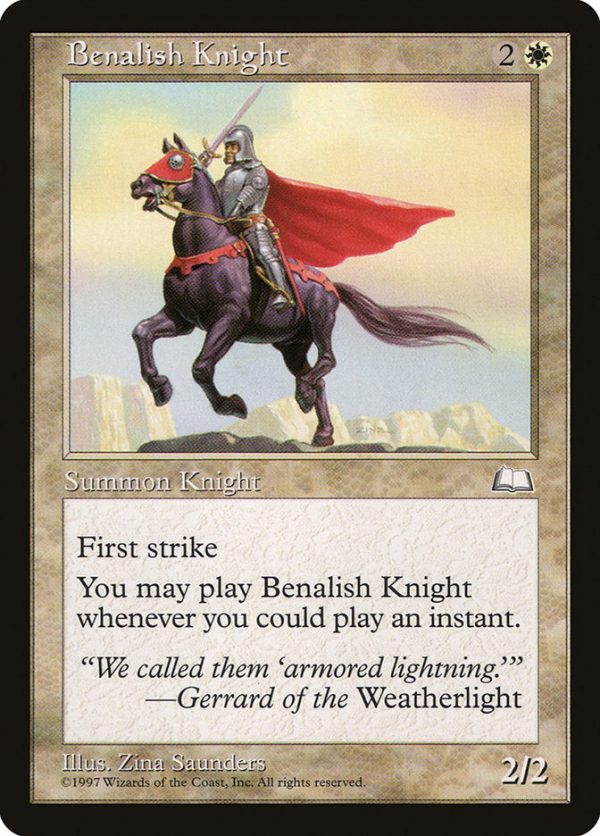 Benalish Knight [Weatherlight] Cheap