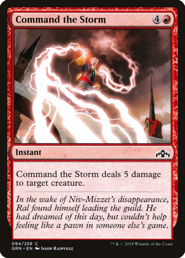 Command the Storm [Guilds of Ravnica] Discount