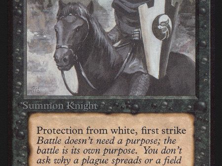 Black Knight [Alpha Edition] For Sale