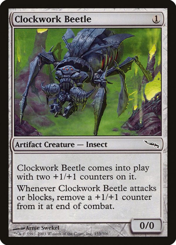 Clockwork Beetle [Mirrodin] For Discount