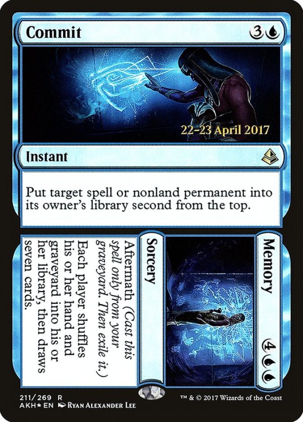 Commit    Memory [Amonkhet Prerelease Promos] For Sale