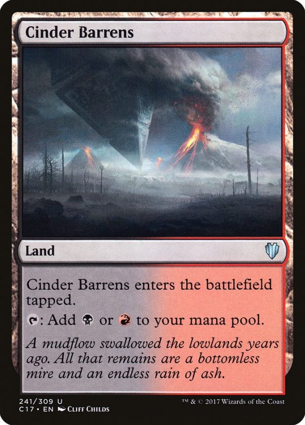 Cinder Barrens [Commander 2017] Online Hot Sale