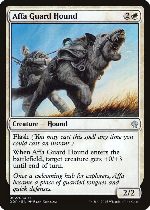 Affa Guard Hound [Duel Decks: Zendikar vs. Eldrazi] Supply