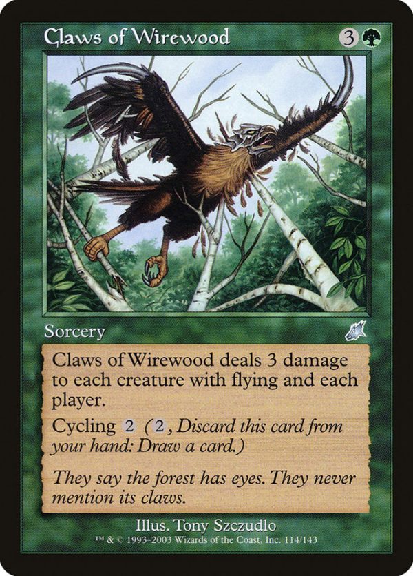 Claws of Wirewood [Scourge] For Cheap